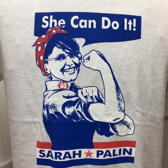 NOS 2008 Sarah Palin Presidential Campaign Shirt - Picture 8 of 10